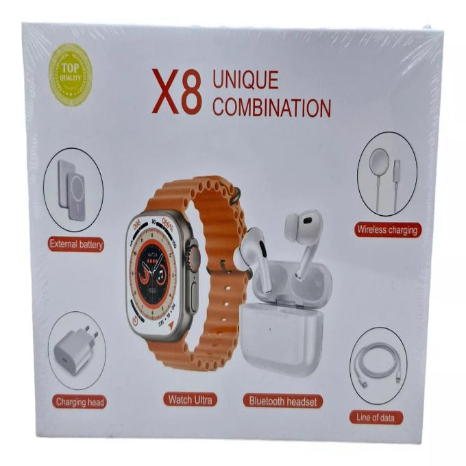 Smartwatch Ultra  8 accesorios X8