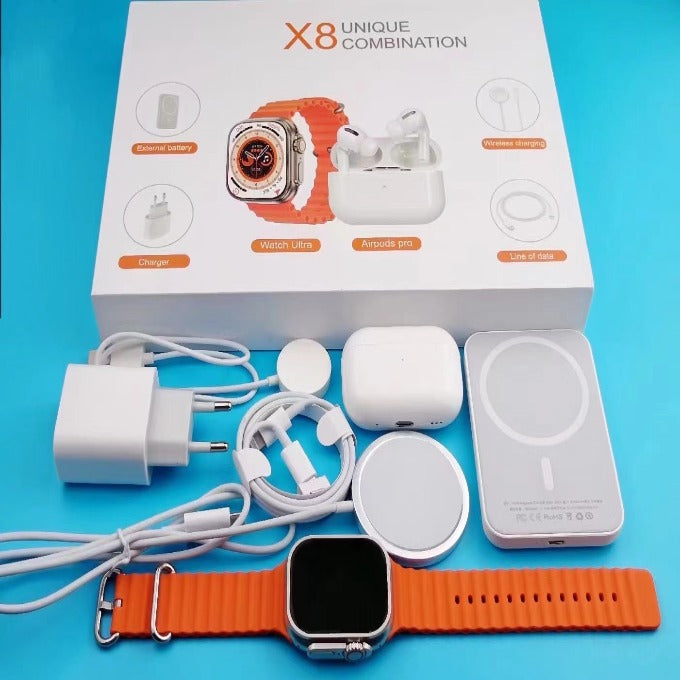 Smartwatch Ultra  8 accesorios X8